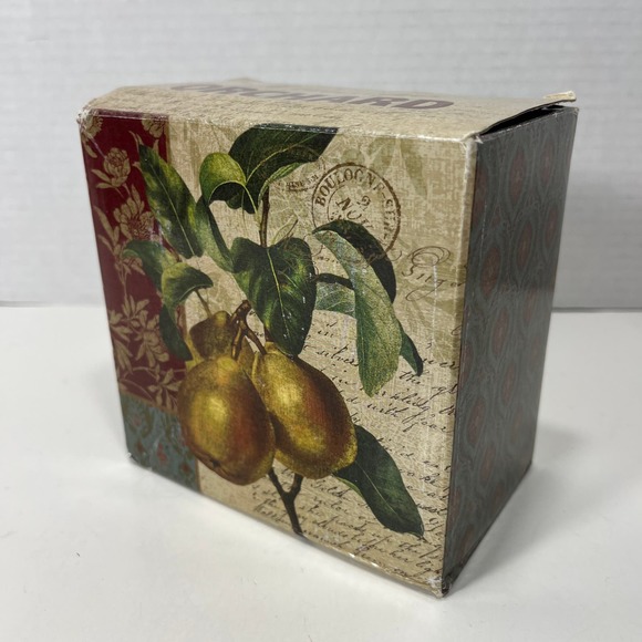 Manual Susanne Nicoll Vintage Orchard Pears Apple Grapes Peaches Plate Set‎ (4) - Picture 4 of 11